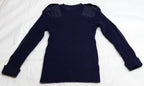 Navy Commando Jumper British Forces Ribbed Naval Blue Pullover No Insignia M