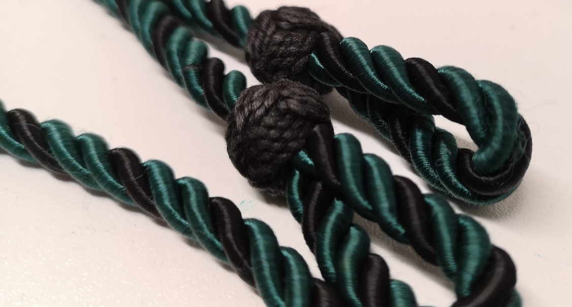 Twisted Multi Coloured Lanyards Set of 2