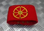 RLC Armband Brassard British Army Pattern Royal Logistic Corps Embroidered Wheel