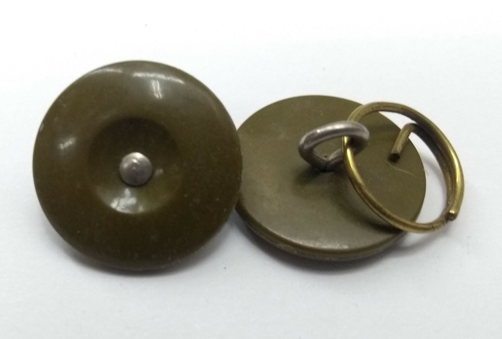 Genuine Vintage British Issue Shank Fatigues / Overall Buttons & Rings