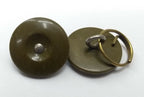 Genuine Vintage British Issue Shank Fatigues / Overall Buttons & Rings
