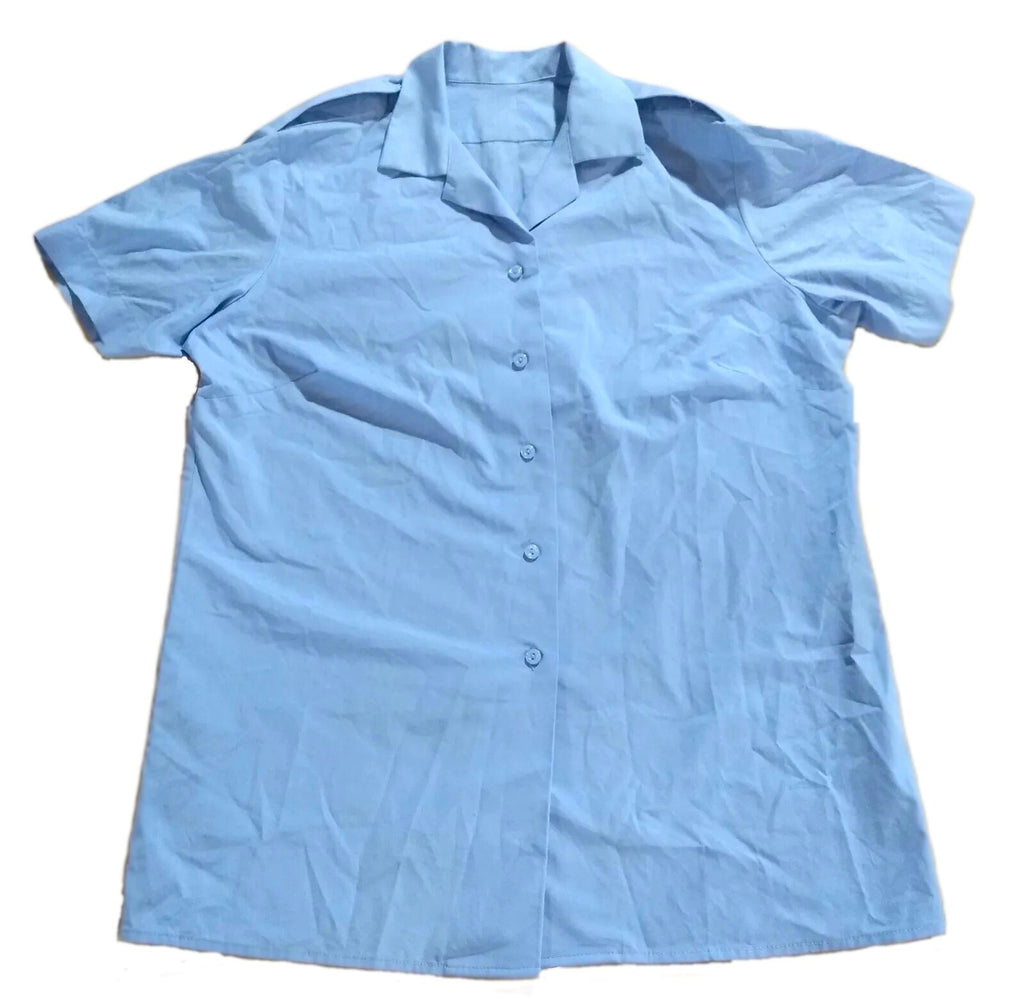 WRAF / RAF Royal Air Force Blouse Short Sleeve Female Shirt Light Blue Royal Air Force Pattern Grade 1