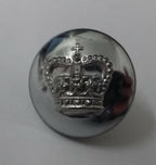 Genuine Vintage British Issue St Edwards Crown Buttons Chrome ASBT89