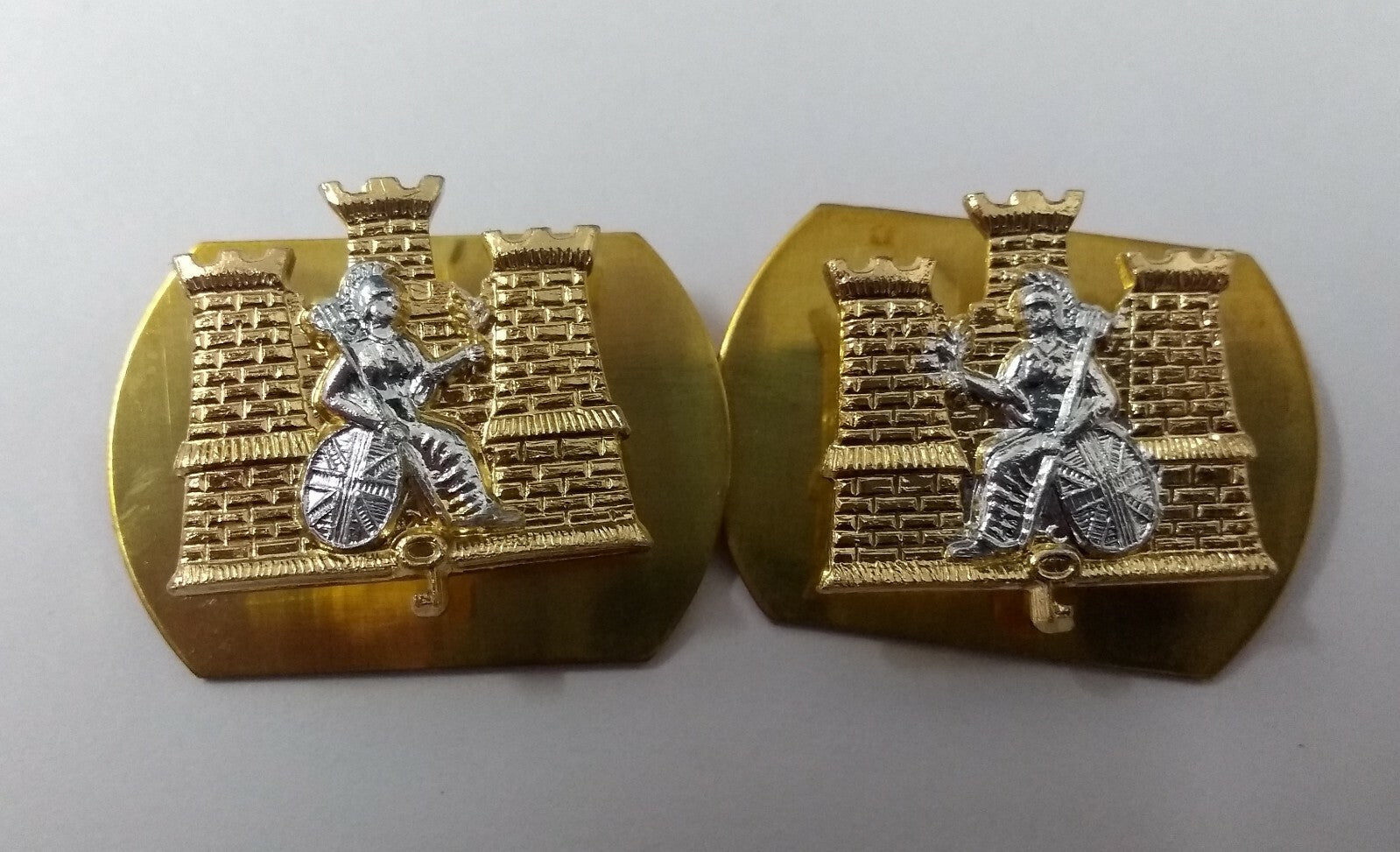 1st East Anglian Battalion Collar Dogs - Brand New