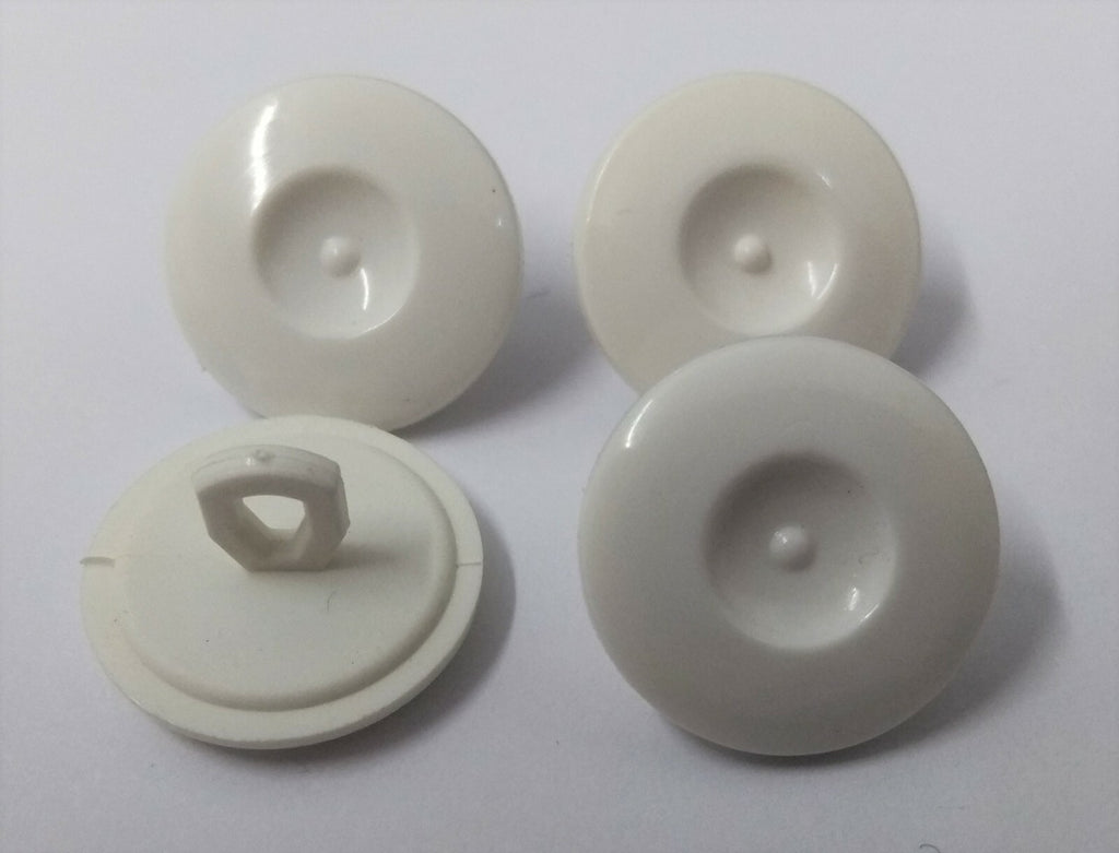Genuine British Issue Shank Back Fatigues / Overall Buttons White MKII