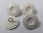 Genuine British Issue Shank Back Fatigues / Overall Buttons White MKII