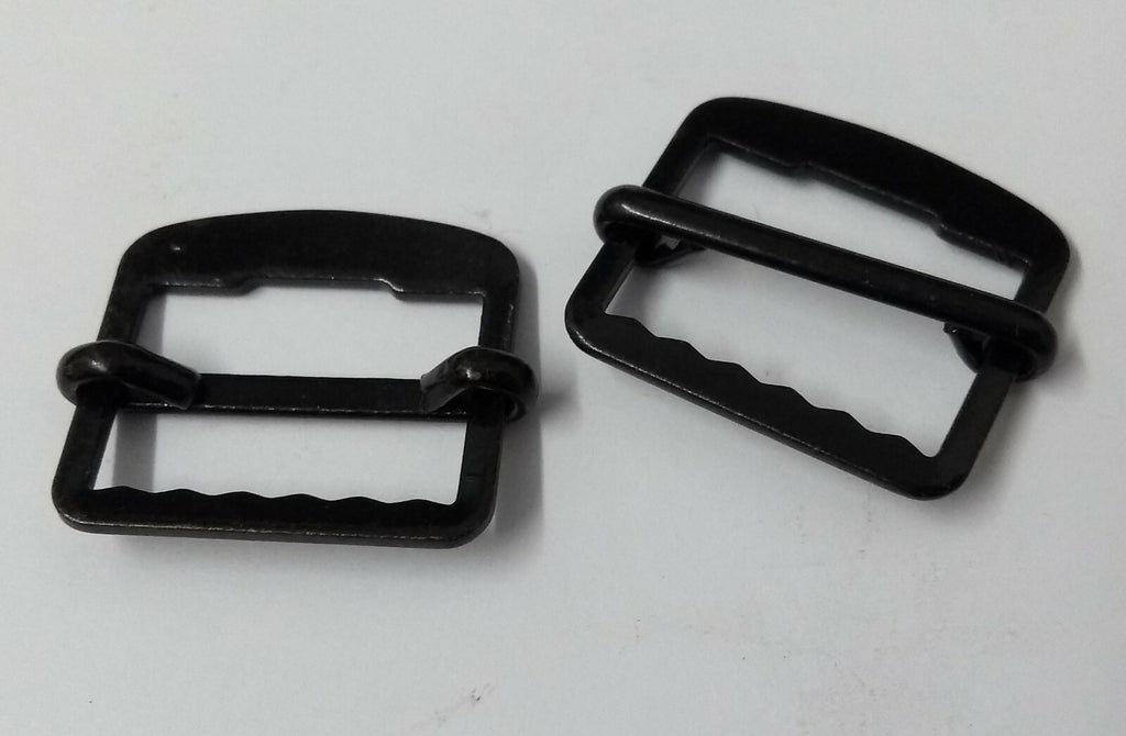 Genuine Vintage British Army Issue Black Side Adjuster Buckles 1 Pair STD221
