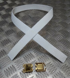 Shoulder Sling Kit Courlene Material British Made White SLR etc No Rivets NEW