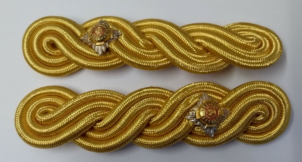 Genuine British Army Second Lieutenant Ceremonial Gold Wire Cords Shoulder