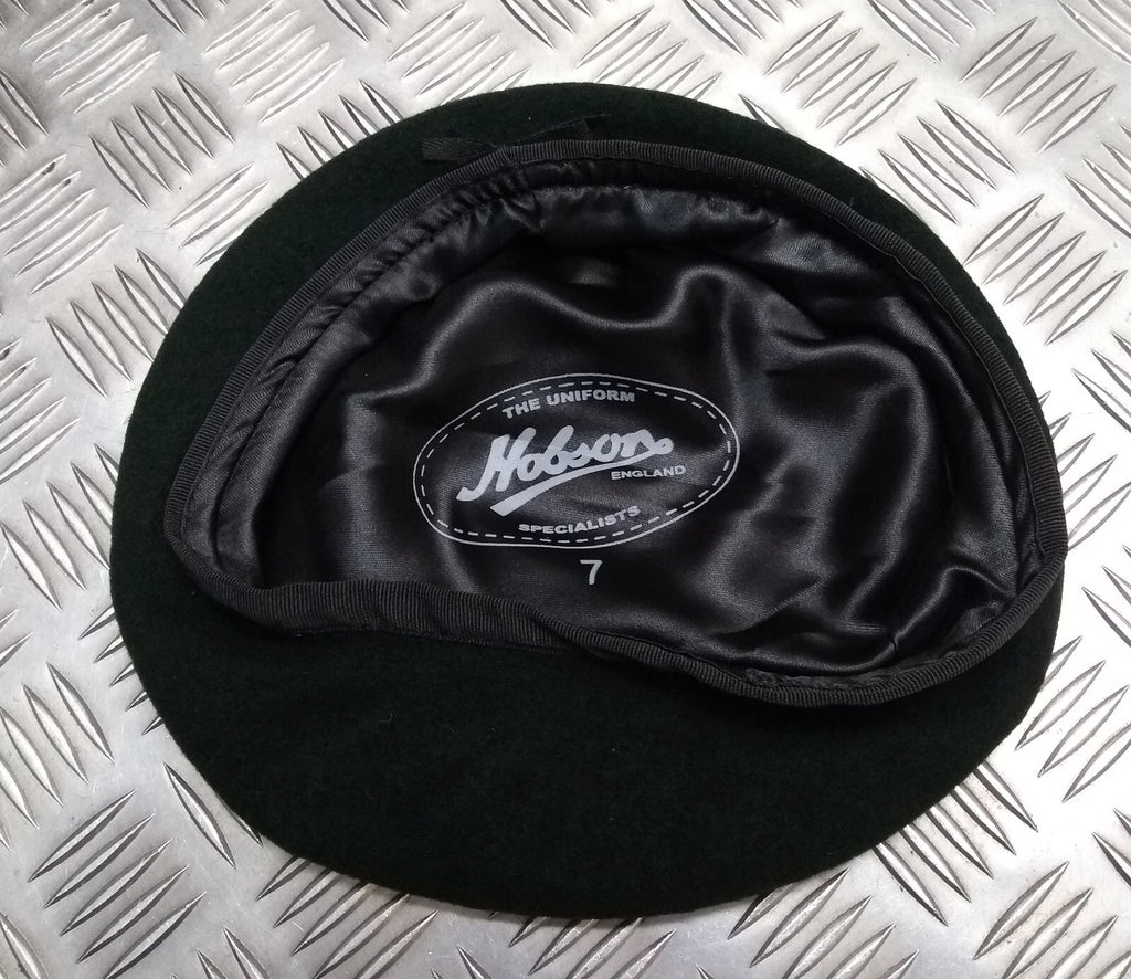 Dubai Green Beret Hobson of England Lined Wool Cap New Old Stock Size 7