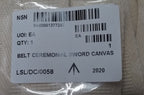 Belt Ceremonial Canvas Off White British Air Size X-LARGE