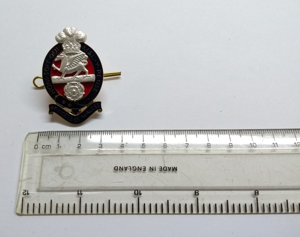 PWRR Hat Badge Officers British Army Insignia Princess of Wales Regiment