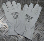 Liscombe Chrome Leather Safety Working Gloves PPE Mil-Spec Heavy Duty Work Wear