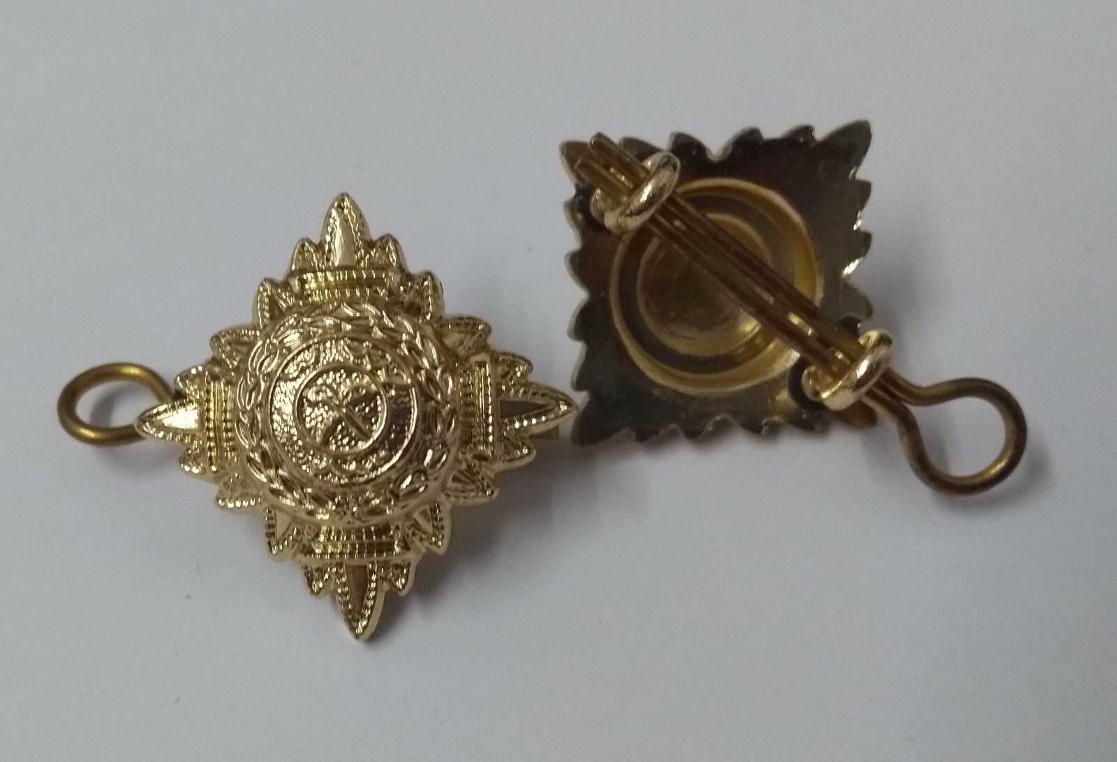 Genuine Issue Made In UK Officer 3/4" Rank Pips Bath Stars X1pr JKN1