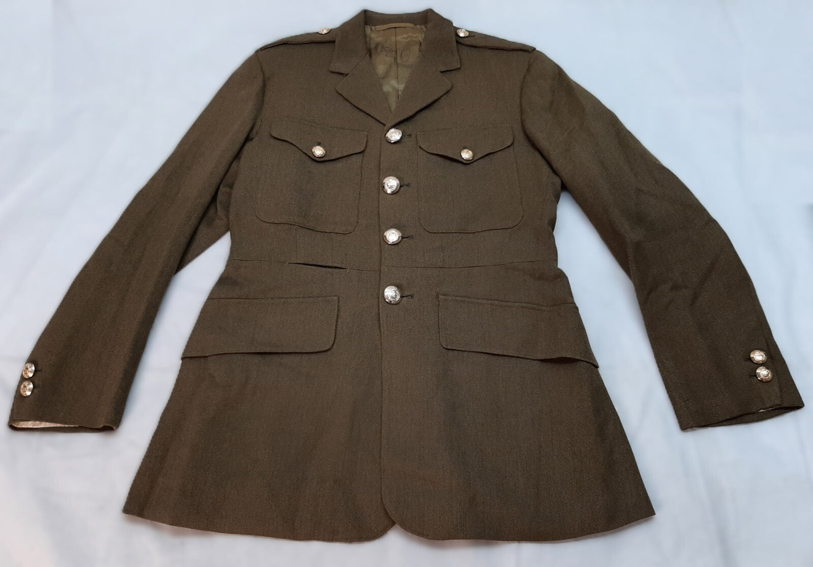 British Army Vintage Old Pattern No2 Dress Jacket By L Fulton and Sons