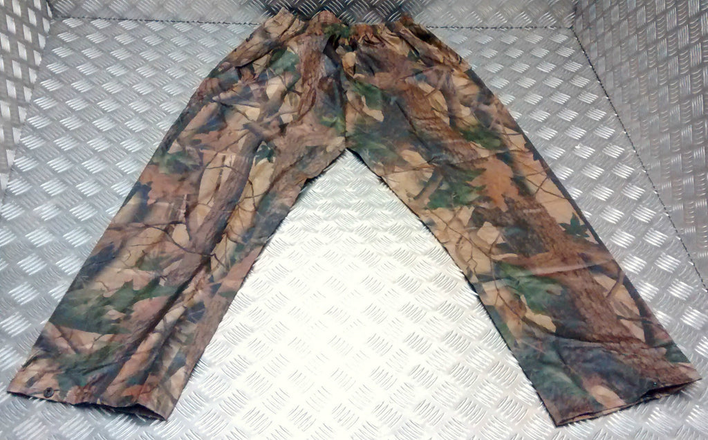 Military Style 100% Waterproof Foul Weather Suit Tree Bark Camo - NEW