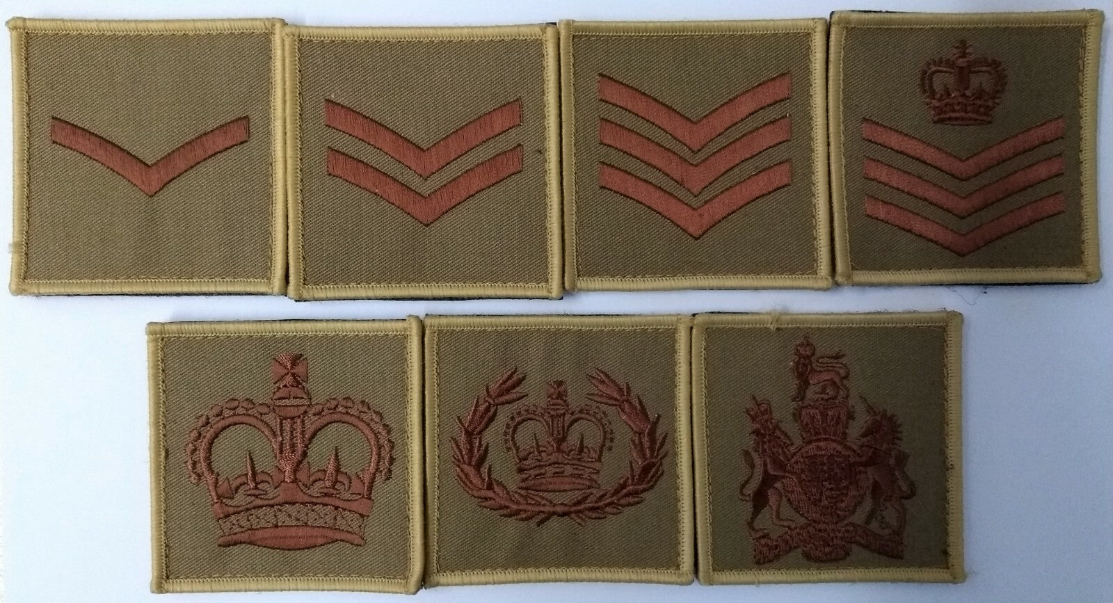 Genuine British Issue Desert Tan Osprey Large Patches Assorted Ranks