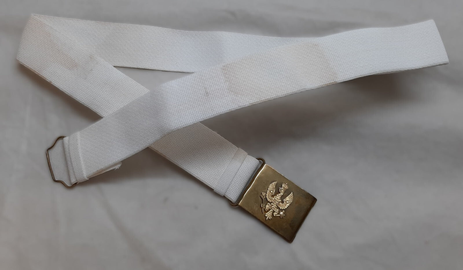 Army Belt Courlene Buckle with Insignia of The Kings Hussars all sizes to 52"