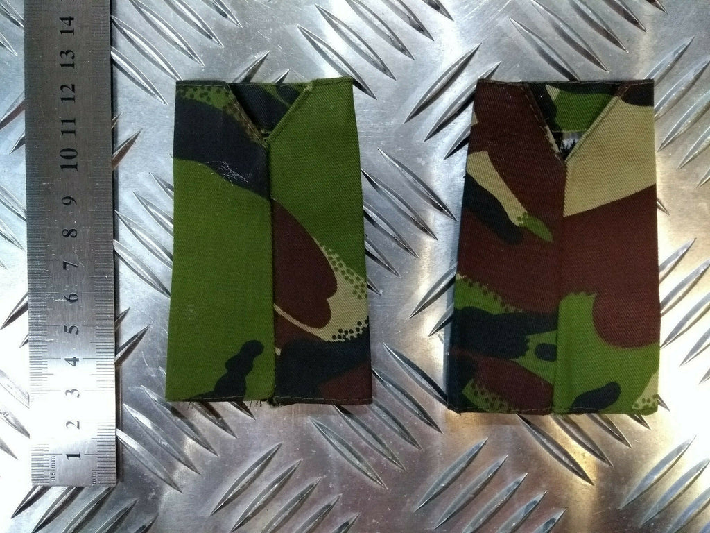 Genuine British Army Woodland DPM Camo AAC Air Corp Rank Slides NEW