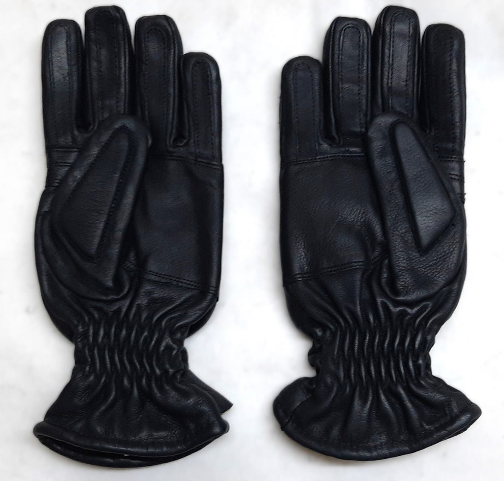 Cut Resistant Gloves Leather Knuckle and Back Hand Protection Riot Public Order