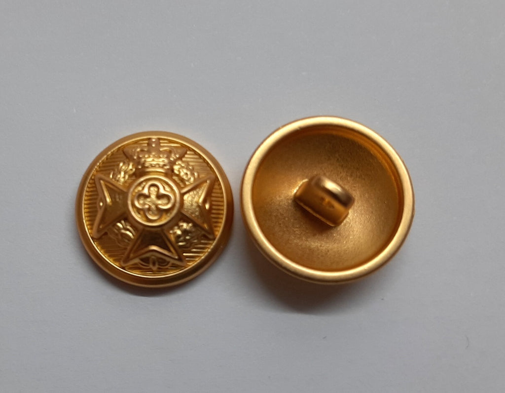 RAChD Buttons 22L X4 Small British Royal Army Chaplains' Department Insignia