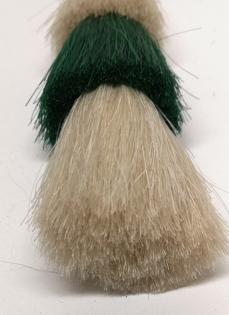 Welsh Guards Other Ranks Horse Hair White & Green Plume / Hackle