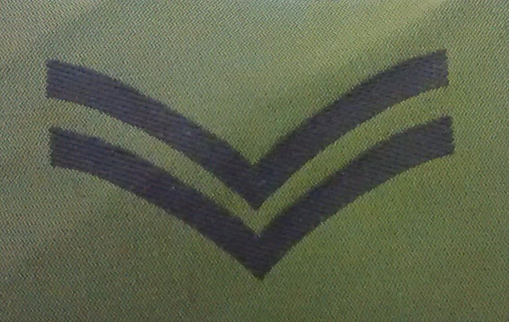 Rank Badges Army Green / Desert OD / DS Subdued Assorted Ranks 1 Pair
