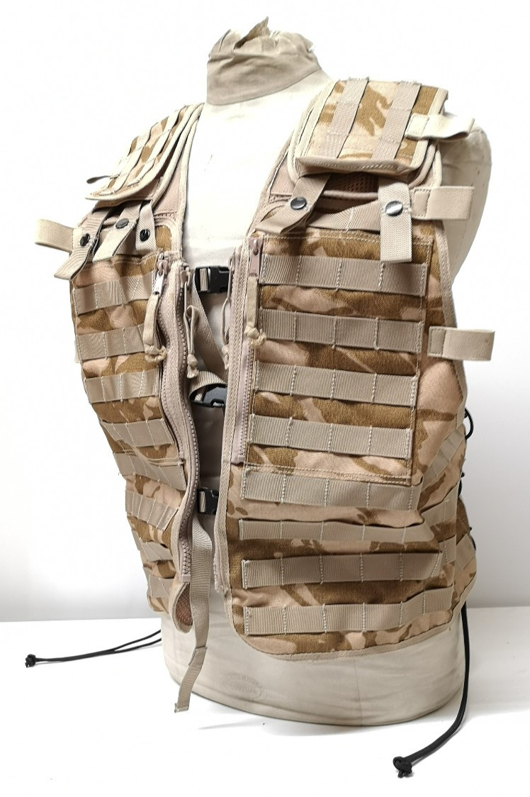 Desert Camo Tactical Load Carrying Molle Vest Genuine British Army Issue