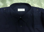 Blue Shirt Long Sleeve Double Two Brand Working Dress Navy Blue NEW