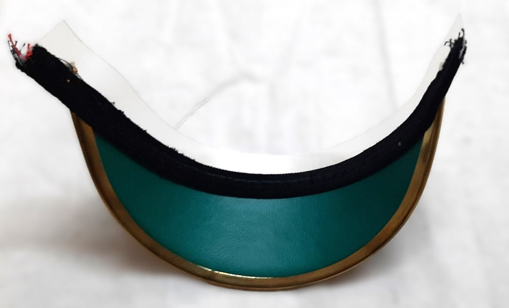 British Army Guards No1 Dress Hat Peak / Visor Patent with One Brass Band