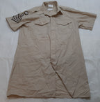 RE SSGT Shirt British Army FAD Fawn Short Sleeve Staff Sergeant Insignia 37cm