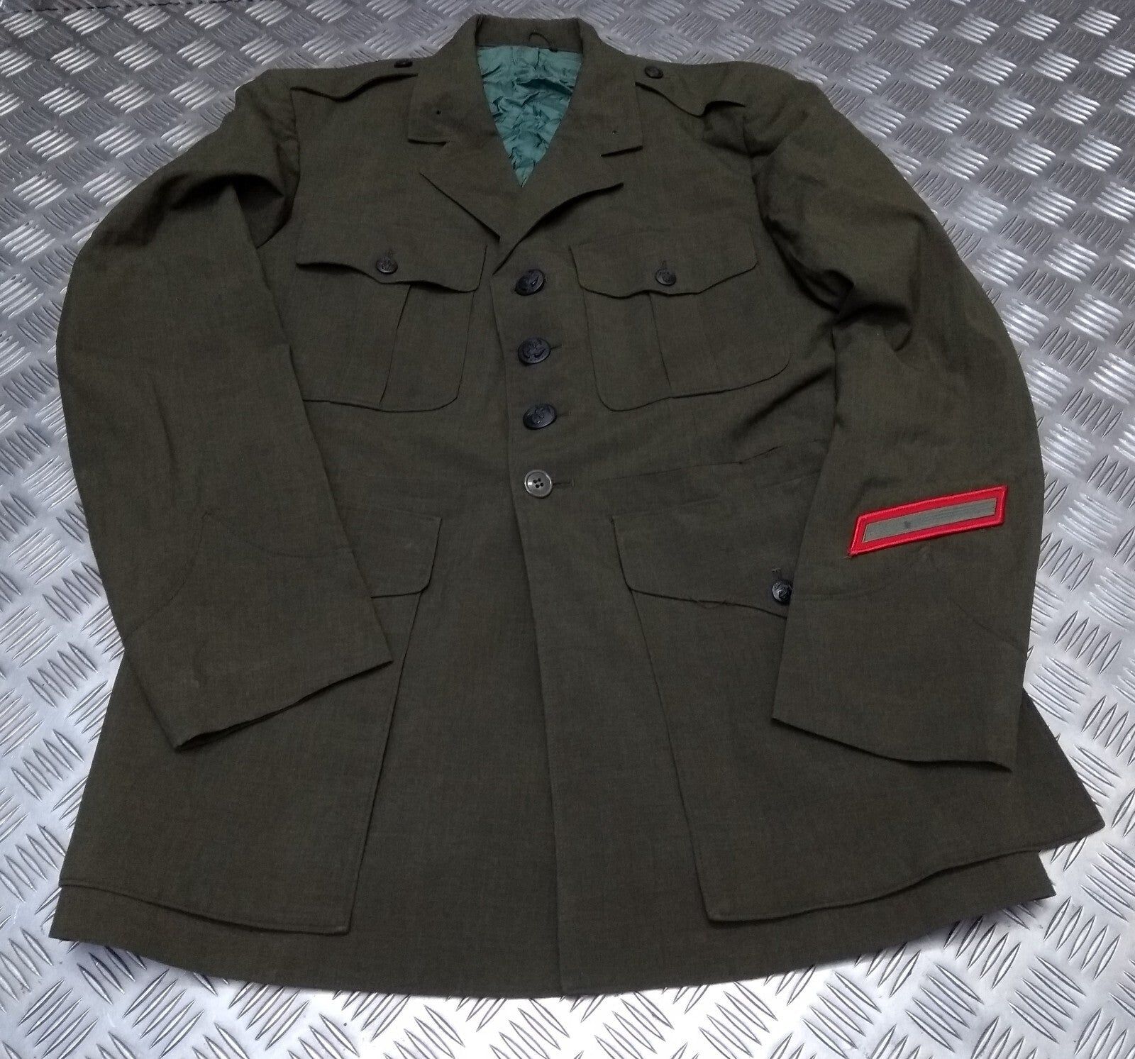 Vintage USMC Jacket Tropical United States Marine Corps Uniform Tunic No Belt