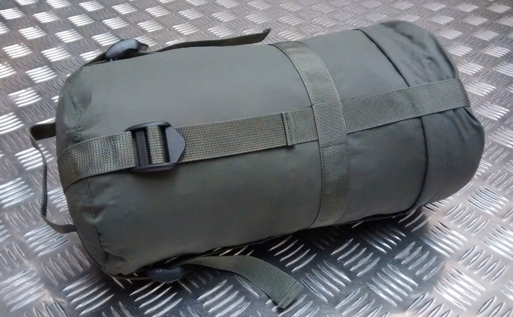 Army Green Compression Sack For Lightweight & Small Modular Sleeping Bags - Used