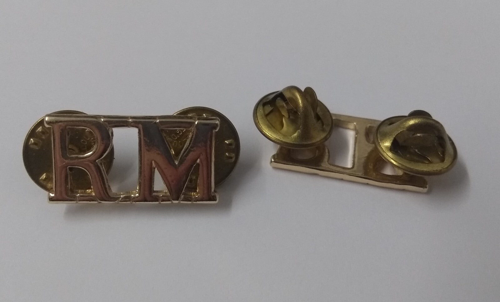 Royal Marines Titles Issued No1 Dress Metal RM Genuine British Navy Issue - NEW