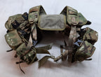 Airborne Army Webbing British Assault Camo Belt Yoke & Assorted Pouches (5)