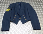 WRAF / RAF Royal Air Force No5 Mess Jacket Air Force Blue Grey Womans with 3 Bar Chevron Patch Michael Jay