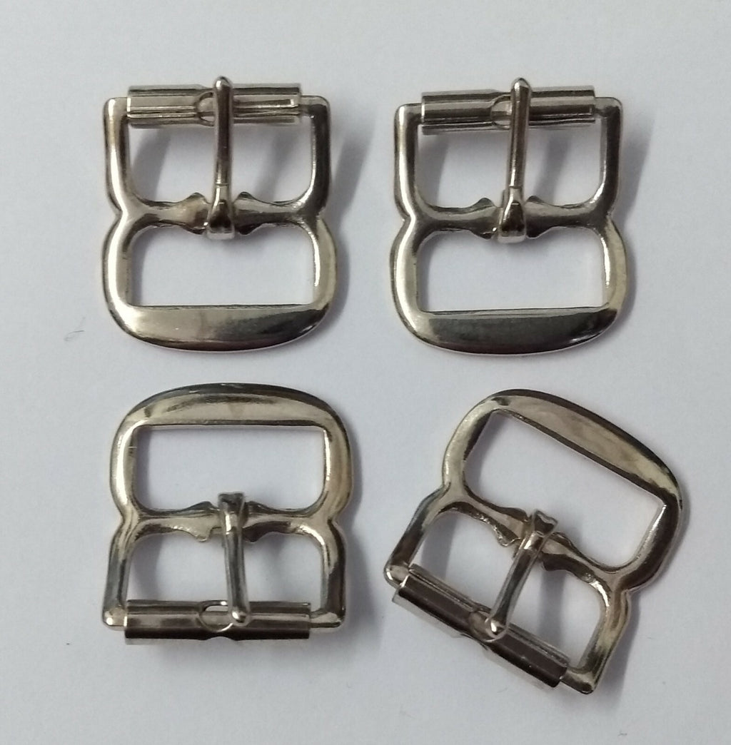 Genuine Specification 1/2" Nickel Plated Small Roll Buckles X4 STD40