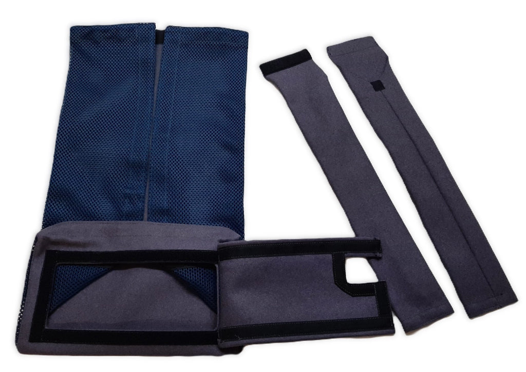 Ceremonial Rucksack / Radio Pack Cover British Army Blue Grey Mesh Footguards'