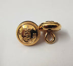 Genuine Issue X6 Navy GN Insignia Gold Ring Back Naval Buttons