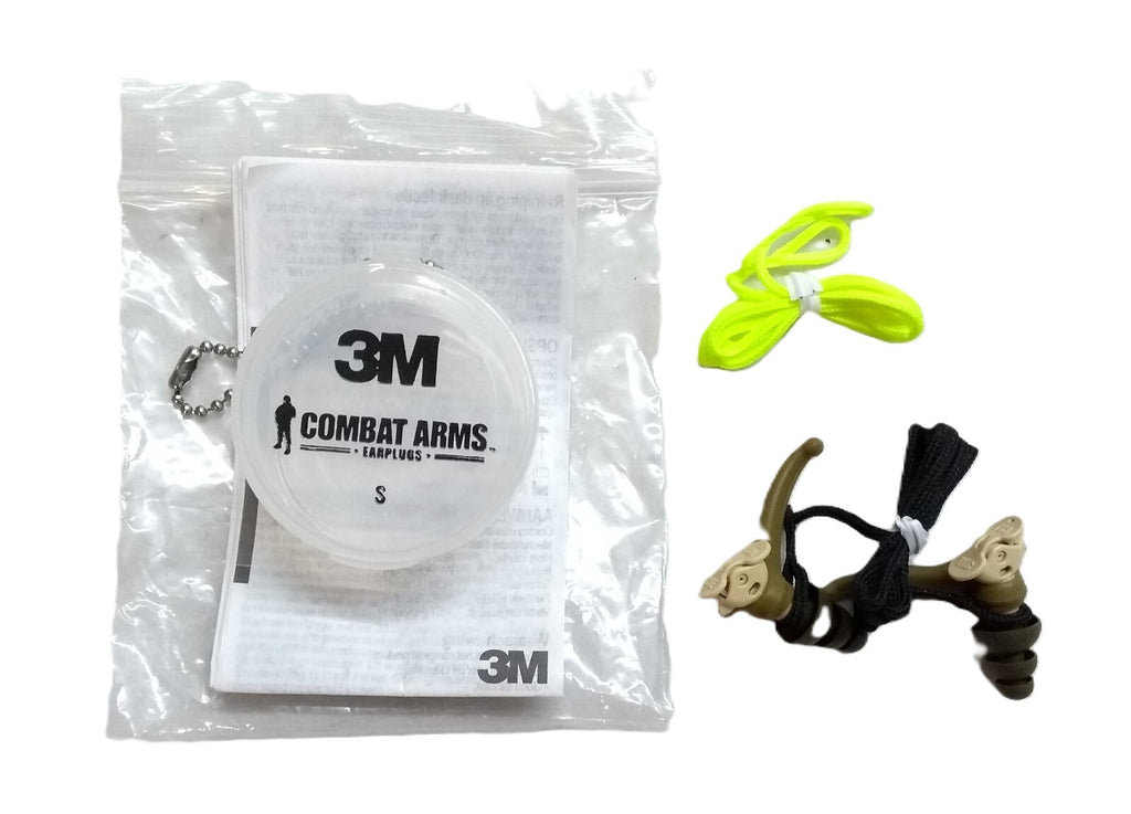 Genuine British Type Ear Plugs 3M Combat Arms In Storage Case- NEW