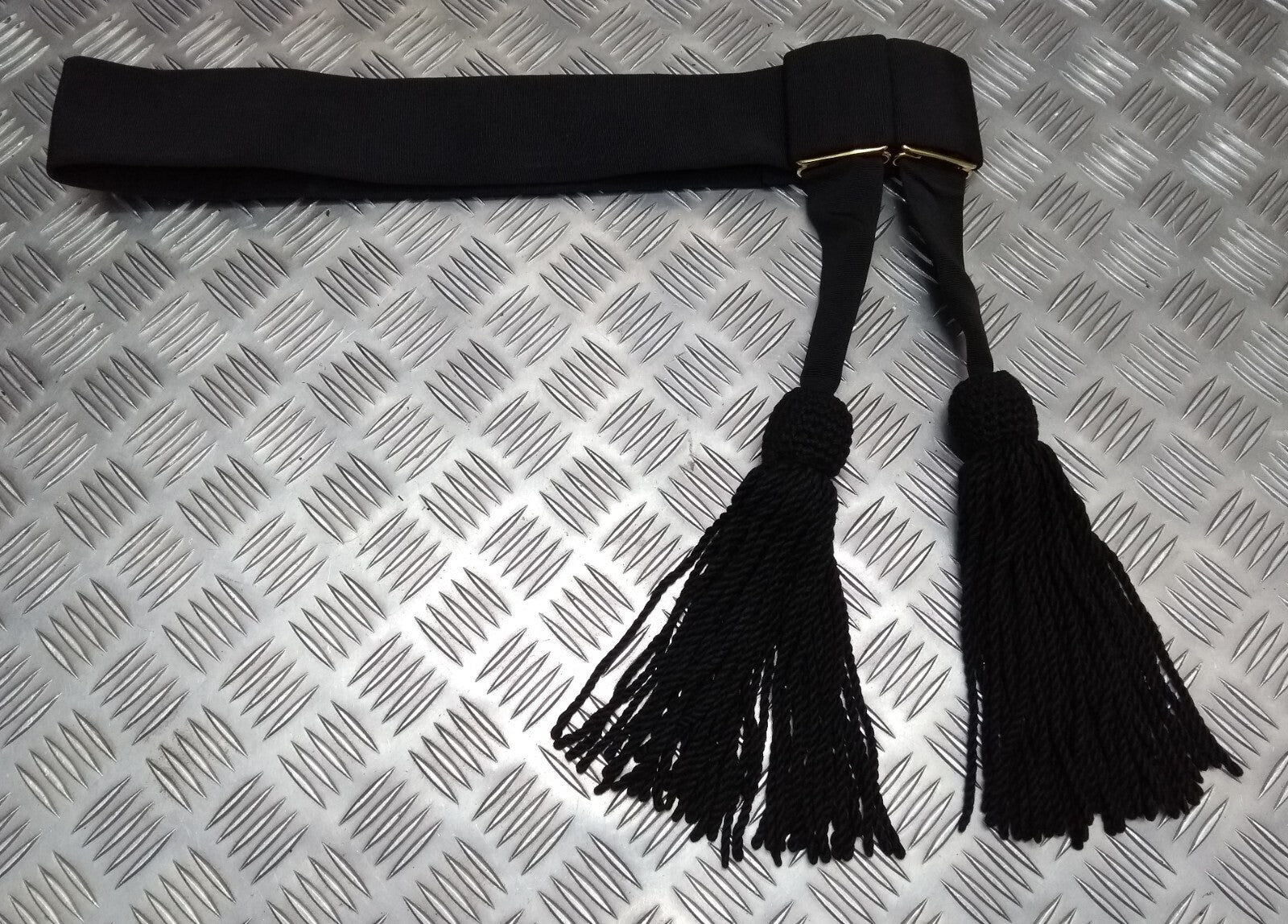 Waist Sash Black No1 Dress Ceremonial Style - NEW