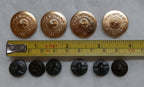 Buttons Featuring The Hammer and Sickle Insignia Old Pattern x10