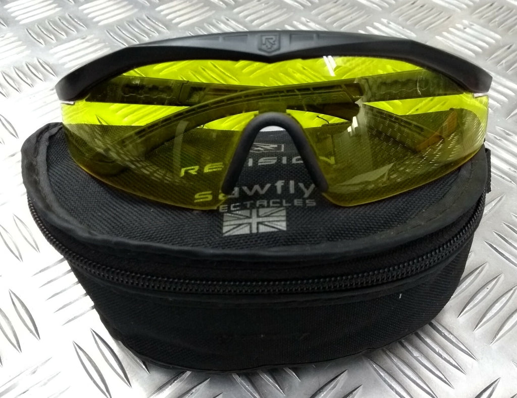 Army Ballistic Glasses Revision Version 1 Hi Contrast Yellow Lens & Soft Case