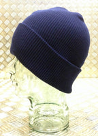 BLUE Tight Knit Beanie Hat / Watch Cap - One size - BRAND NEW