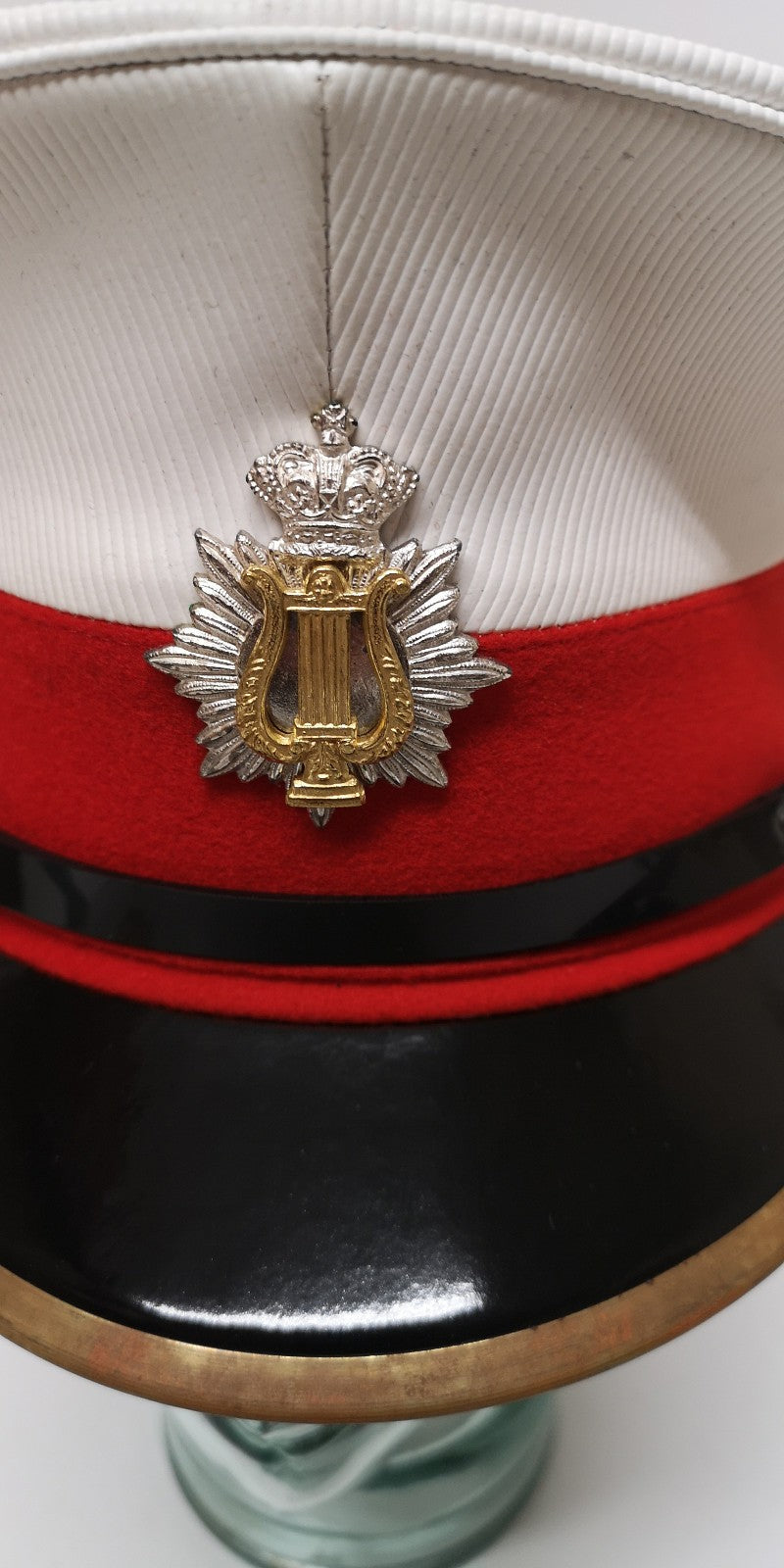 Havering Marching Band Style Sample Peaked Cap with Hat Badge 55cm