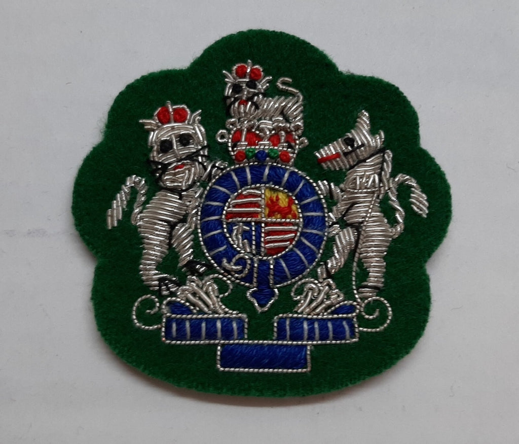 Mess Kit Badge WO1 Green British Hand Embroidered Insignia Arm Patch