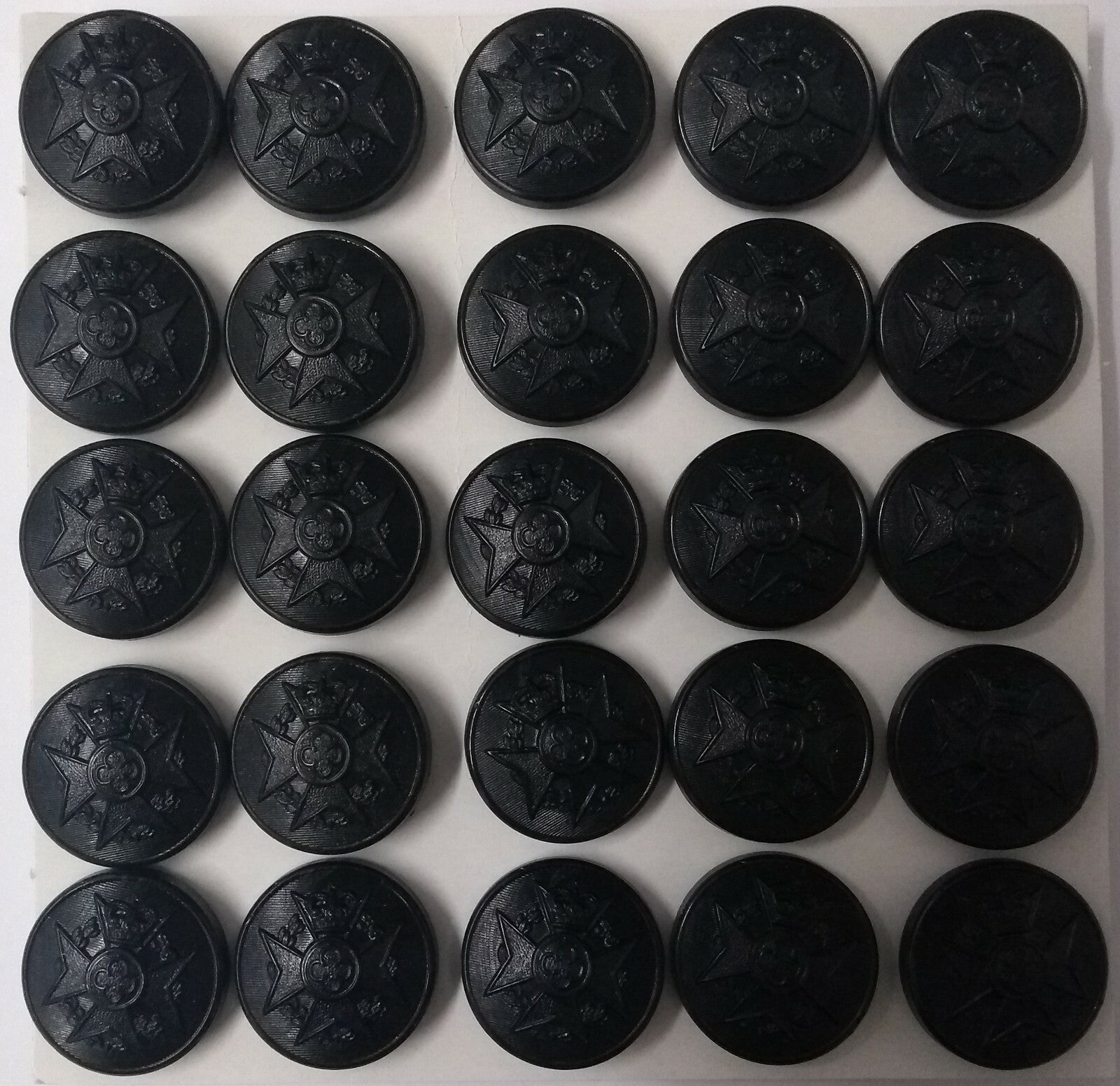 Genuine British Royal Army Chaplains Department (RAChD) Dress Buttons 40L x25