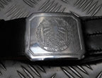 UAE Belt Ceremonial & Parade Duties Leather & Chrome Buckle