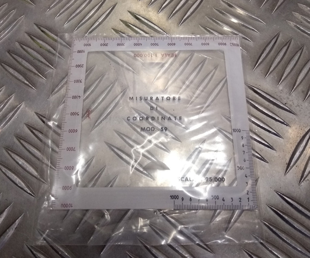 Genuine Italian Map Reading Scale Tool 1: 25000- 1: 100˙000 MOD 59