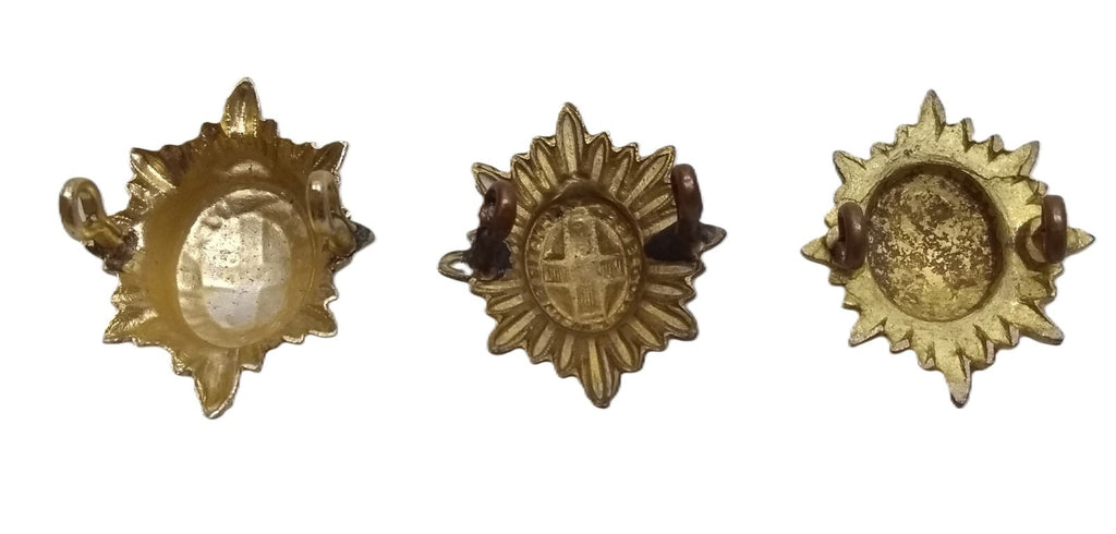 HCav & Guards Rank Badges British Army Insignia "qui mal y pense" X 3